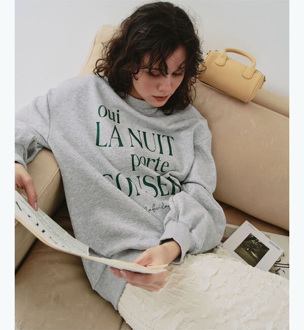 titivate「クルーネックルーズスウェットプルオーバー」|スウェット・ジャージ|