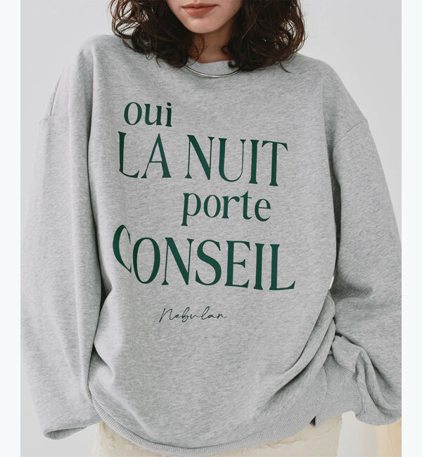 titivate「クルーネックルーズスウェットプルオーバー」|スウェット・ジャージ|