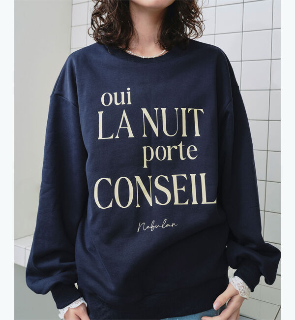 titivate「クルーネックルーズスウェットプルオーバー」|スウェット・ジャージ|