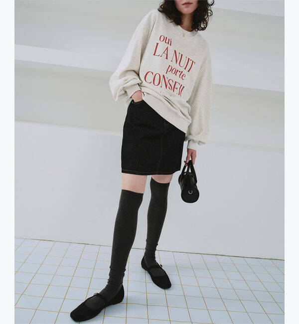 titivate「クルーネックルーズスウェットプルオーバー」|スウェット・ジャージ|