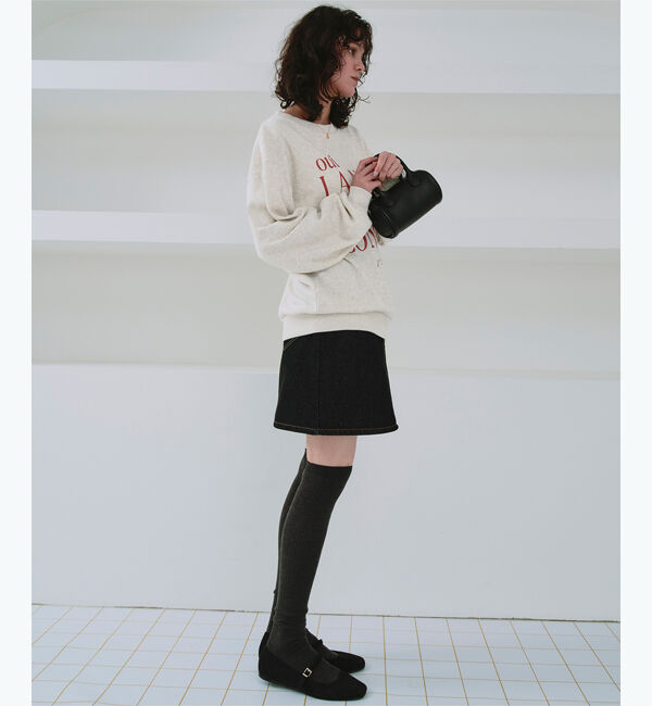 titivate「クルーネックルーズスウェットプルオーバー」|スウェット・ジャージ|