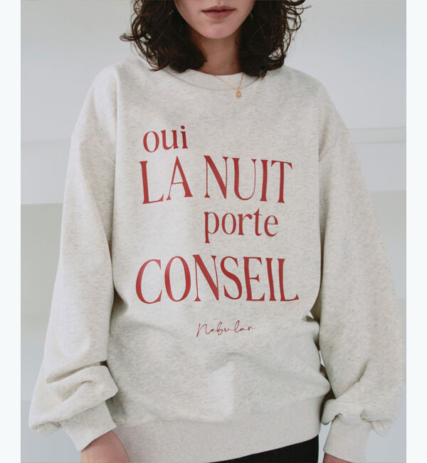 titivate「クルーネックルーズスウェットプルオーバー」|スウェット・ジャージ|