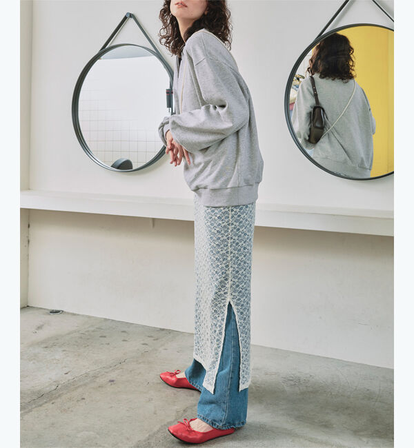 titivate「クルーネックルーズスウェットプルオーバー」|スウェット・ジャージ|