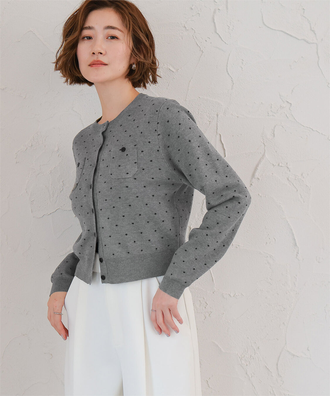 ur's「胸ポケットニットカーディガン」|ニット・セーター|