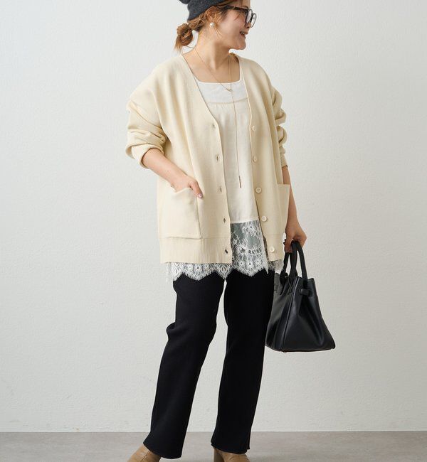  「【＠noricorico102考案】サテン&times;レース レイヤードキャミソール」|プルオーバー|