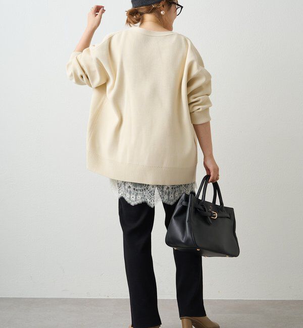  「【＠noricorico102考案】サテン&times;レース レイヤードキャミソール」|プルオーバー|