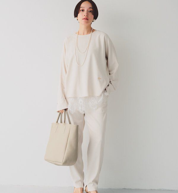  「【＠noricorico102考案】サテン&times;レース レイヤードキャミソール」|プルオーバー|