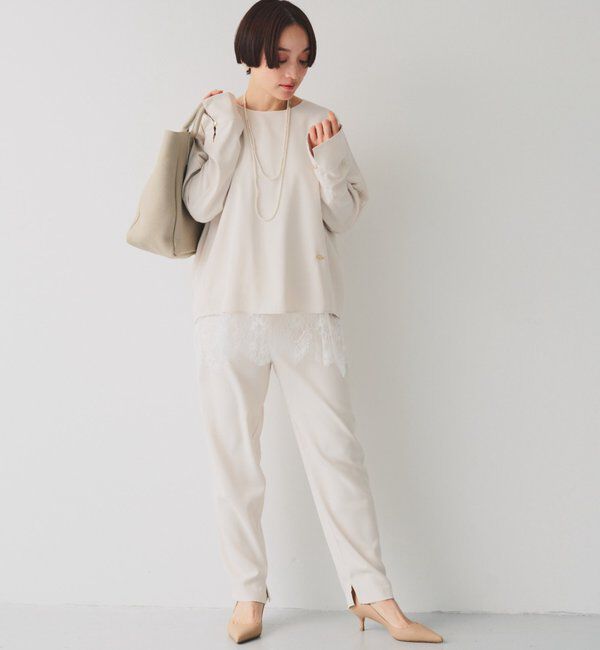  「【＠noricorico102考案】サテン&times;レース レイヤードキャミソール」|プルオーバー|