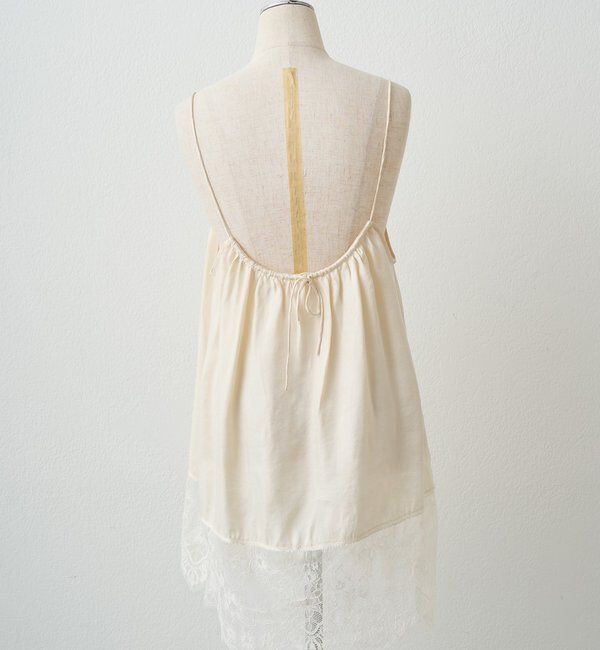  「【＠noricorico102考案】サテン&times;レース レイヤードキャミソール」|プルオーバー|