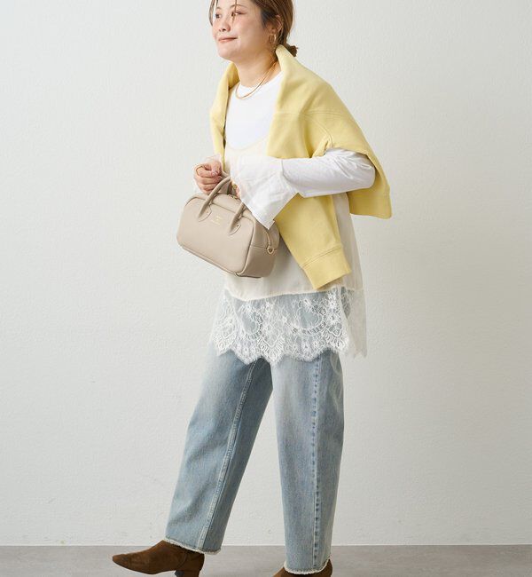  「【＠noricorico102考案】サテン&times;レース レイヤードキャミソール」|プルオーバー|