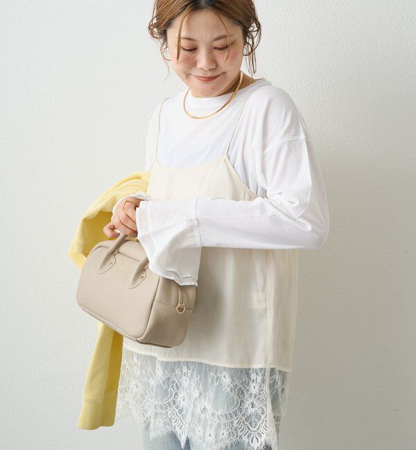  「【＠noricorico102考案】サテン&times;レース レイヤードキャミソール」|プルオーバー|