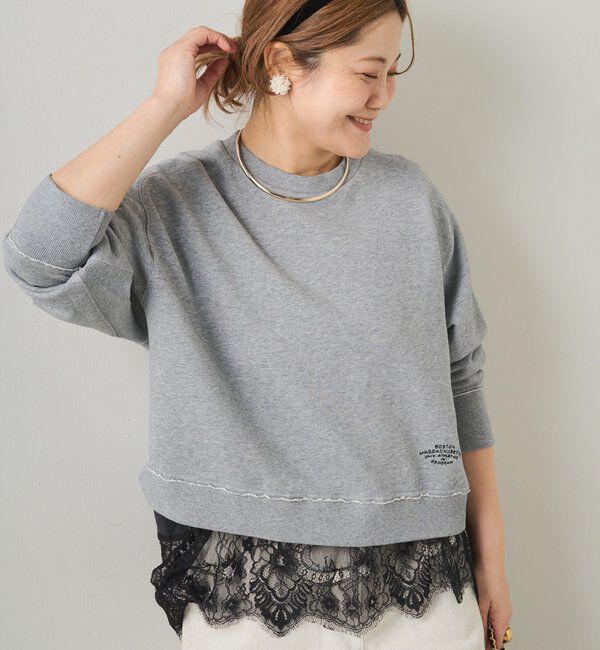  「【＠noricorico102考案】サテン&times;レース レイヤードキャミソール」|プルオーバー|