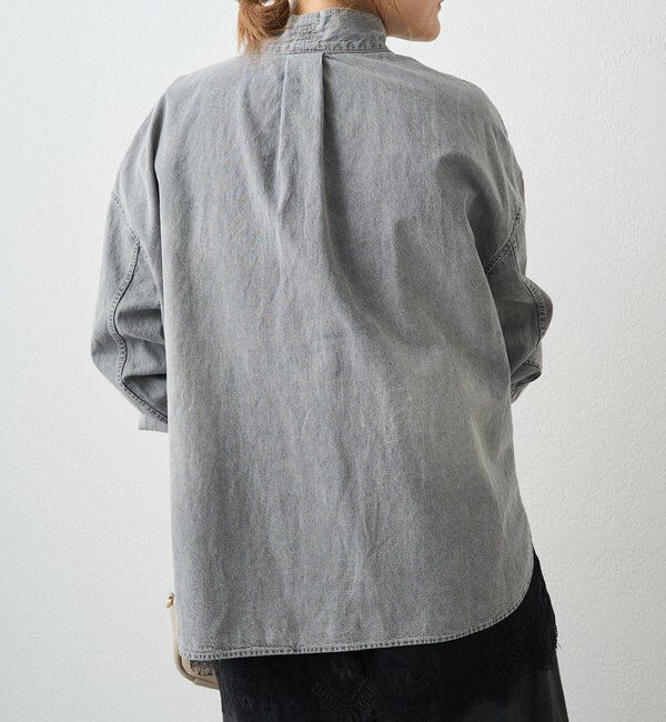  「デニムリボンタイブラウス」|プルオーバー|