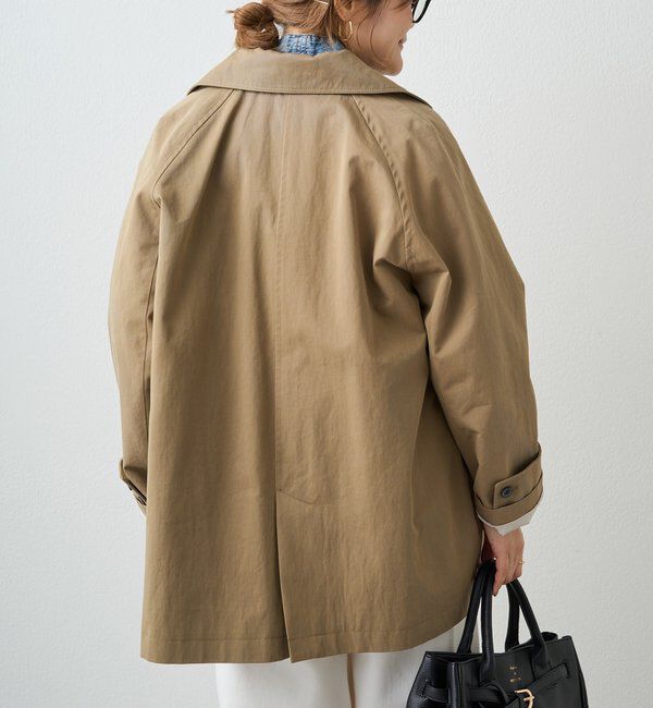  「リラックスミドル丈トレンチコート」|その他|