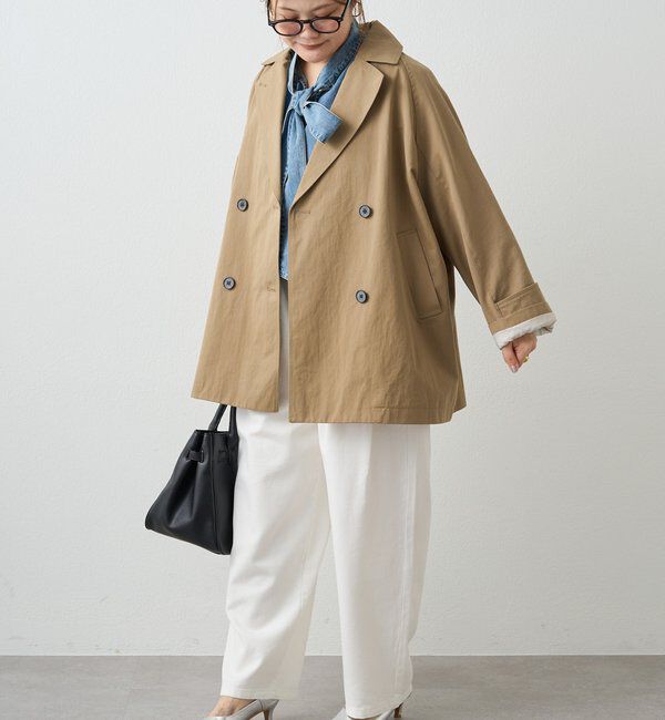  「リラックスミドル丈トレンチコート」|その他|