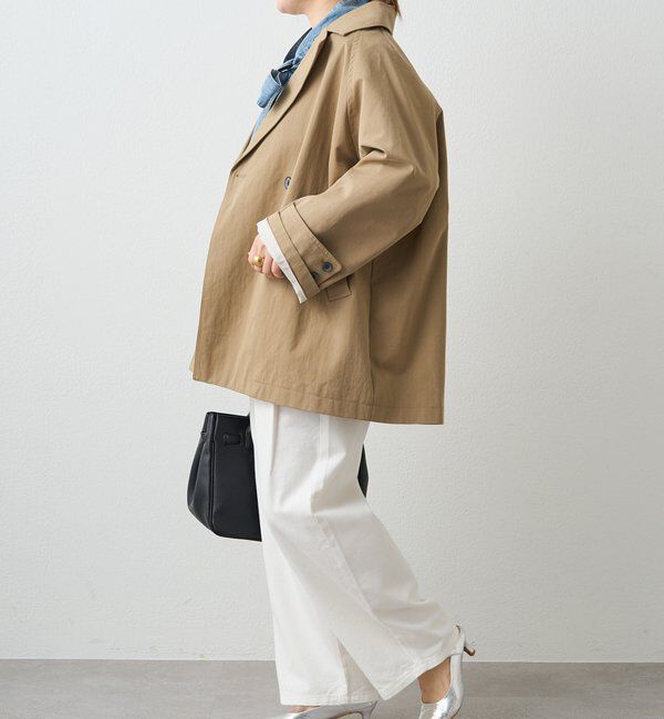  「リラックスミドル丈トレンチコート」|その他|
