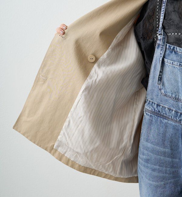  「リラックスミドル丈トレンチコート」|その他|