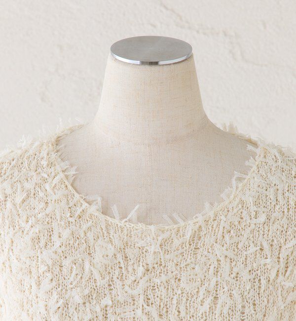  「リボンヤーンニットプルオーバー」|キャミソール|