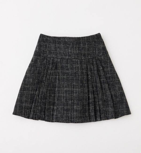  「【premiumorder】ツイードプリーツミニスカート／サイズ展開あり」|スカート|