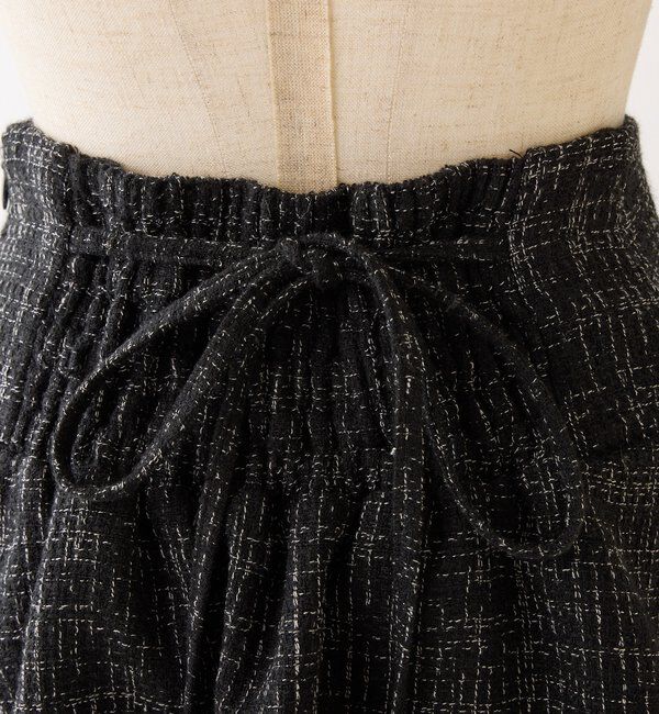  「【premiumorder】ツイードプリーツミニスカート／サイズ展開あり」|スカート|