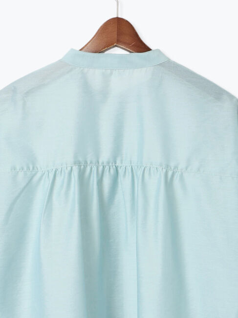 Te chichi TERRASSE「メタル釦バンドカラーオーバーシャツ」|シャツ・ブラウス|