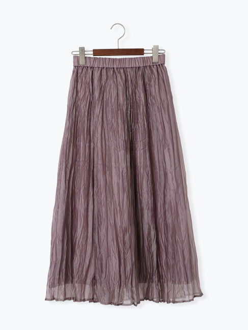 Te chichi TERRASSE「シャイニークリンクルスカート《2025spring catalog item》」|スカート|