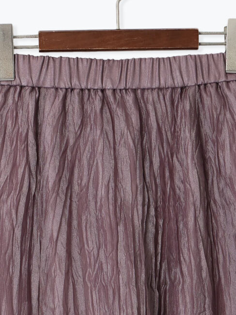 Te chichi TERRASSE「シャイニークリンクルスカート《2025spring catalog item》」|スカート|