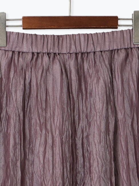 Te chichi TERRASSE「シャイニークリンクルスカート《2025spring catalog item》」|スカート|