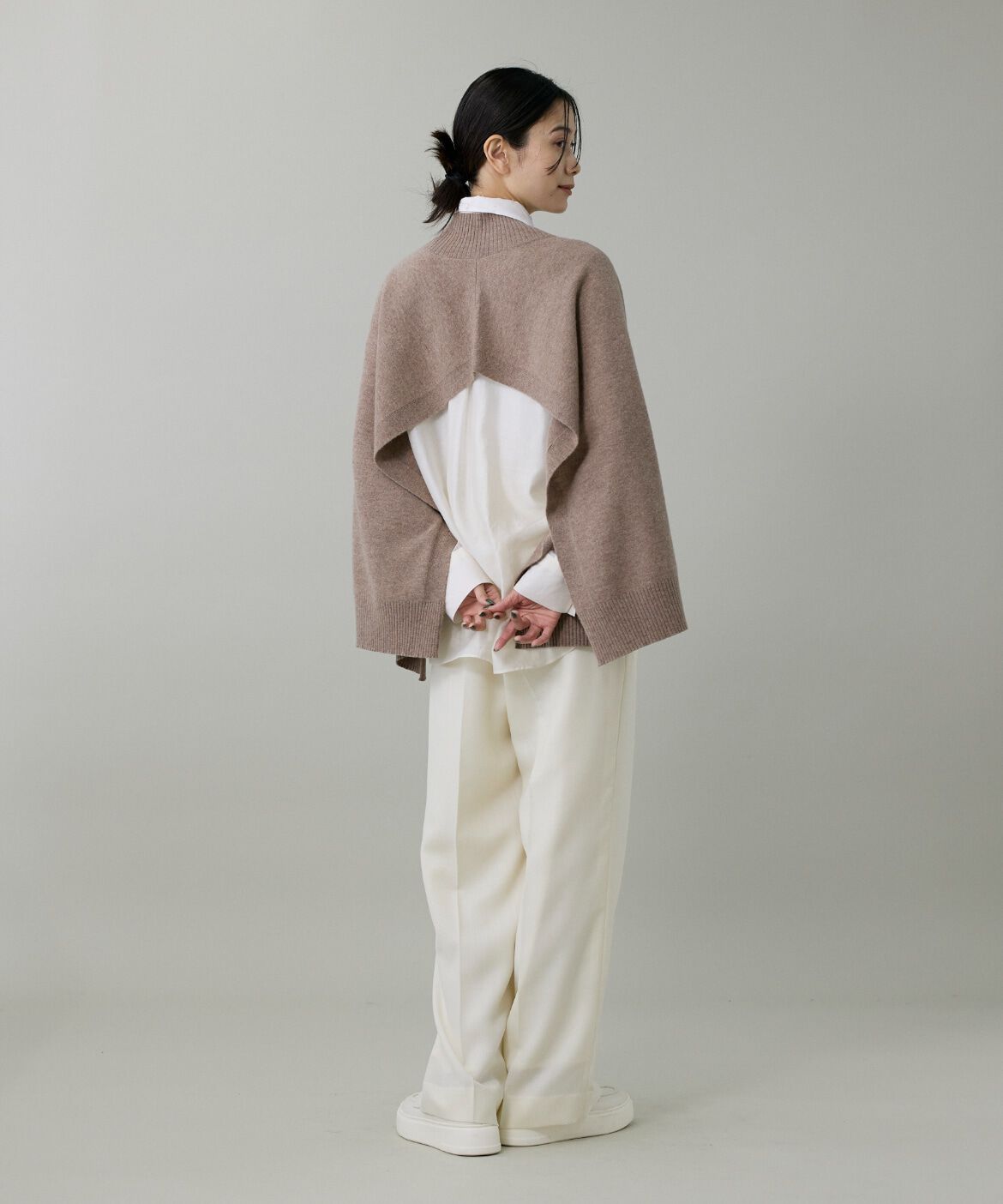 INED「ライトカルゼ ツータックワイドパンツ」|その他|