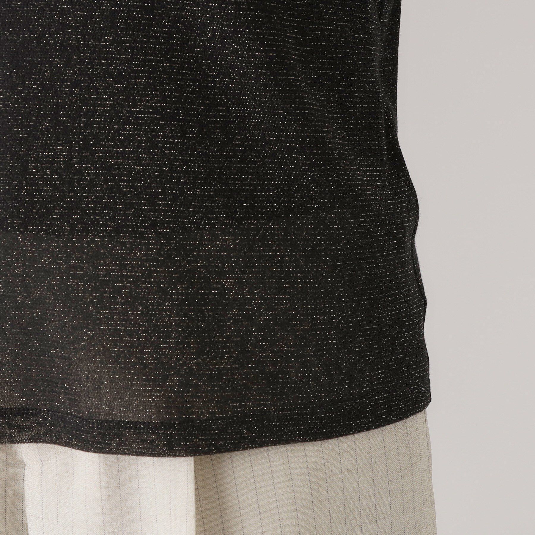 COUP DE CHANCE「【洗える／レイヤードスタイル】ラメプルオーバー」|Tシャツ・カットソー|