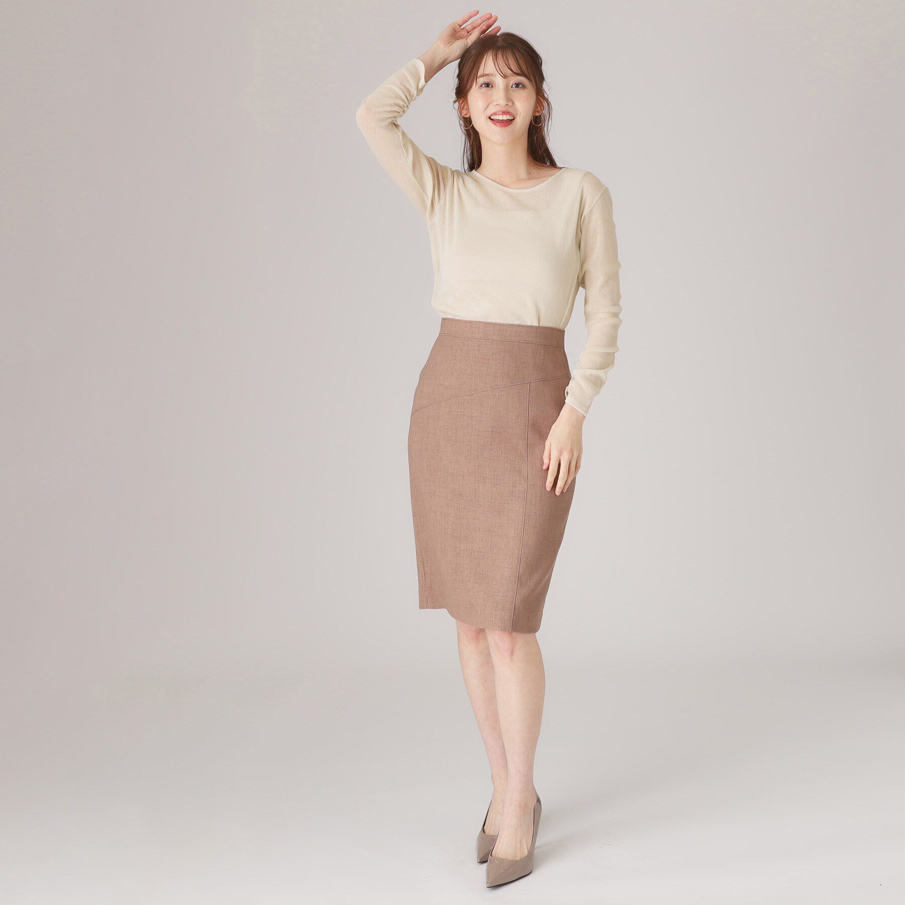 COUP DE CHANCE「【洗える／レイヤードスタイル】ラメプルオーバー」|Tシャツ・カットソー|