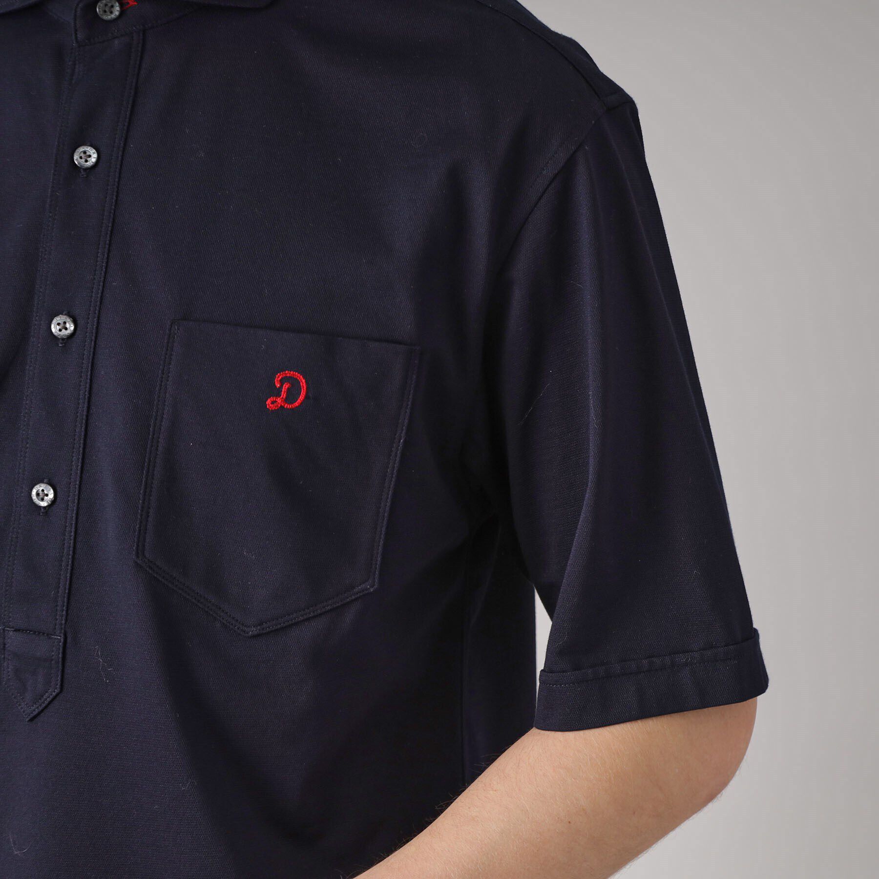 DRESSTERIOR「【吸湿速乾/Safari5月号掲載】COOL MAX プルオーバーシャツ」|ポロシャツ|