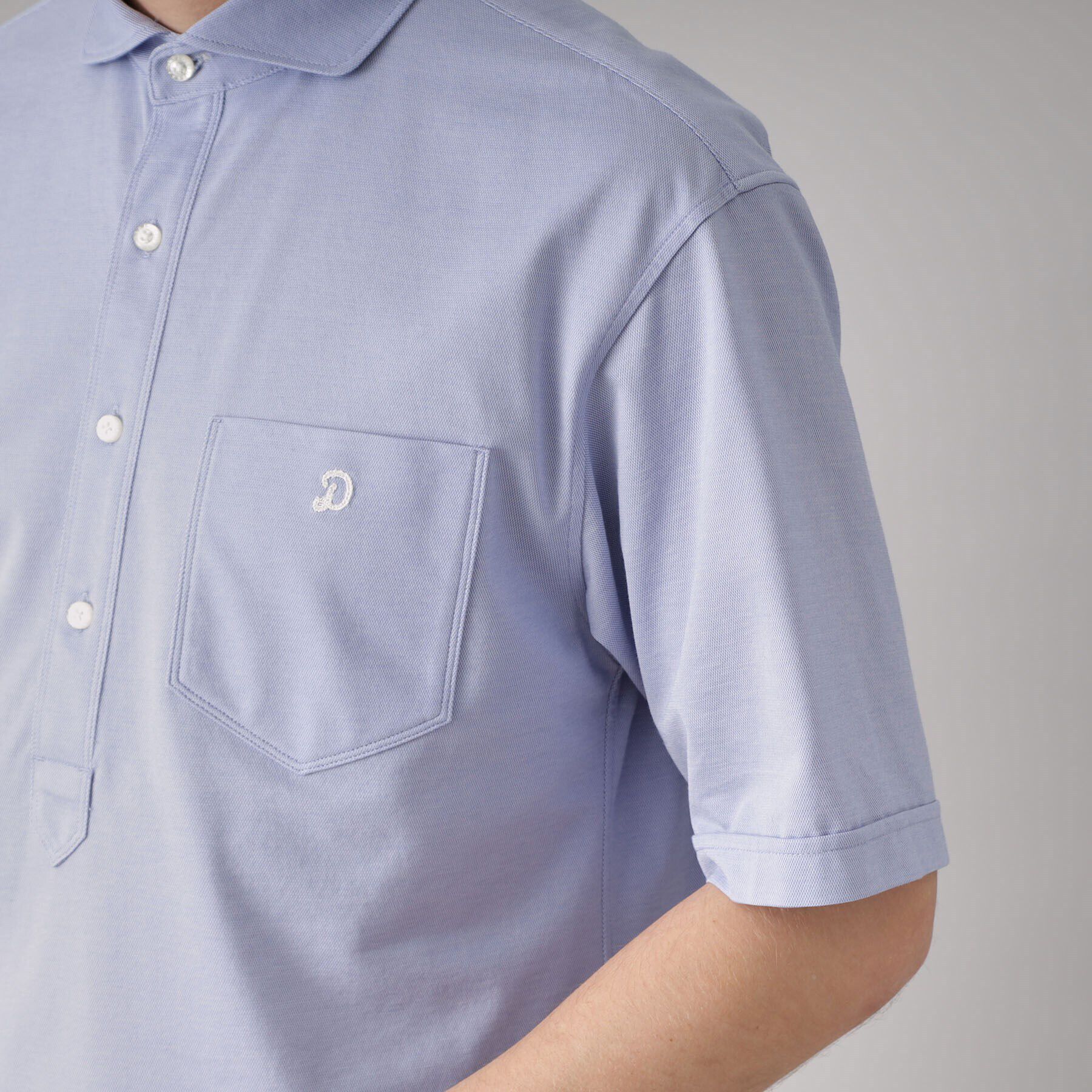 DRESSTERIOR「【吸湿速乾/Safari5月号掲載】COOL MAX プルオーバーシャツ」|ポロシャツ|