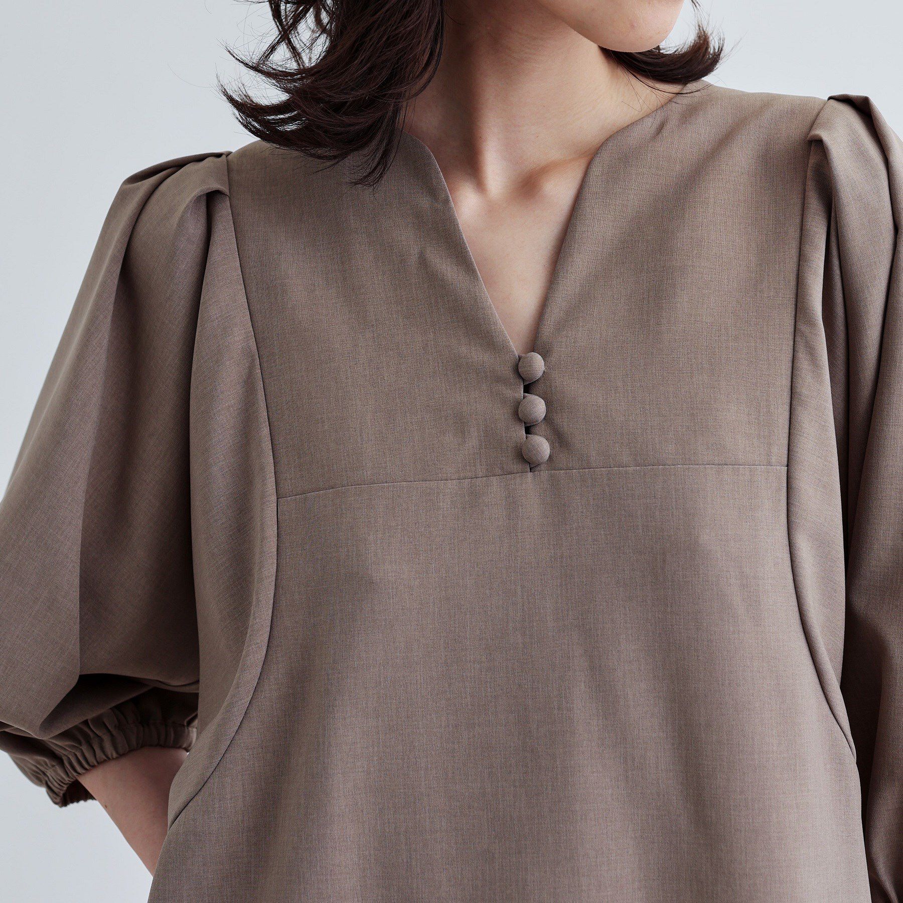 GALLEST「フォルムスリーブワンピース」|ワンピース|