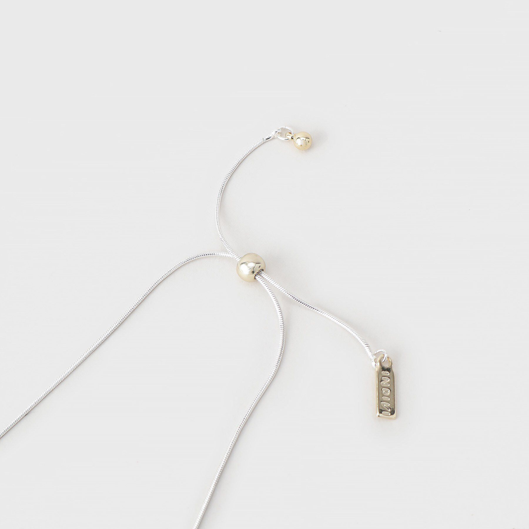 INDIVI「【フリー調整】ニュアンスデザインネックレス」|ネックレス|