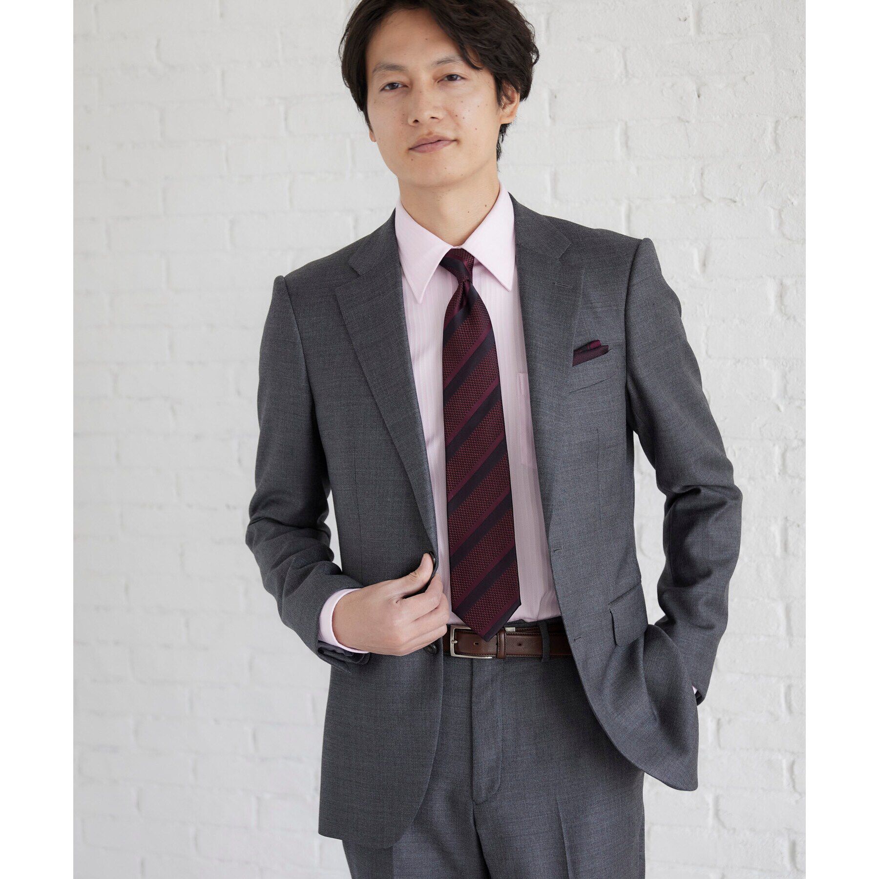 TAKEO KIKUCHI「【Made in JAPAN】タッサーバスケット シルクネクタイ」|ネクタイ・蝶ネクタイ|