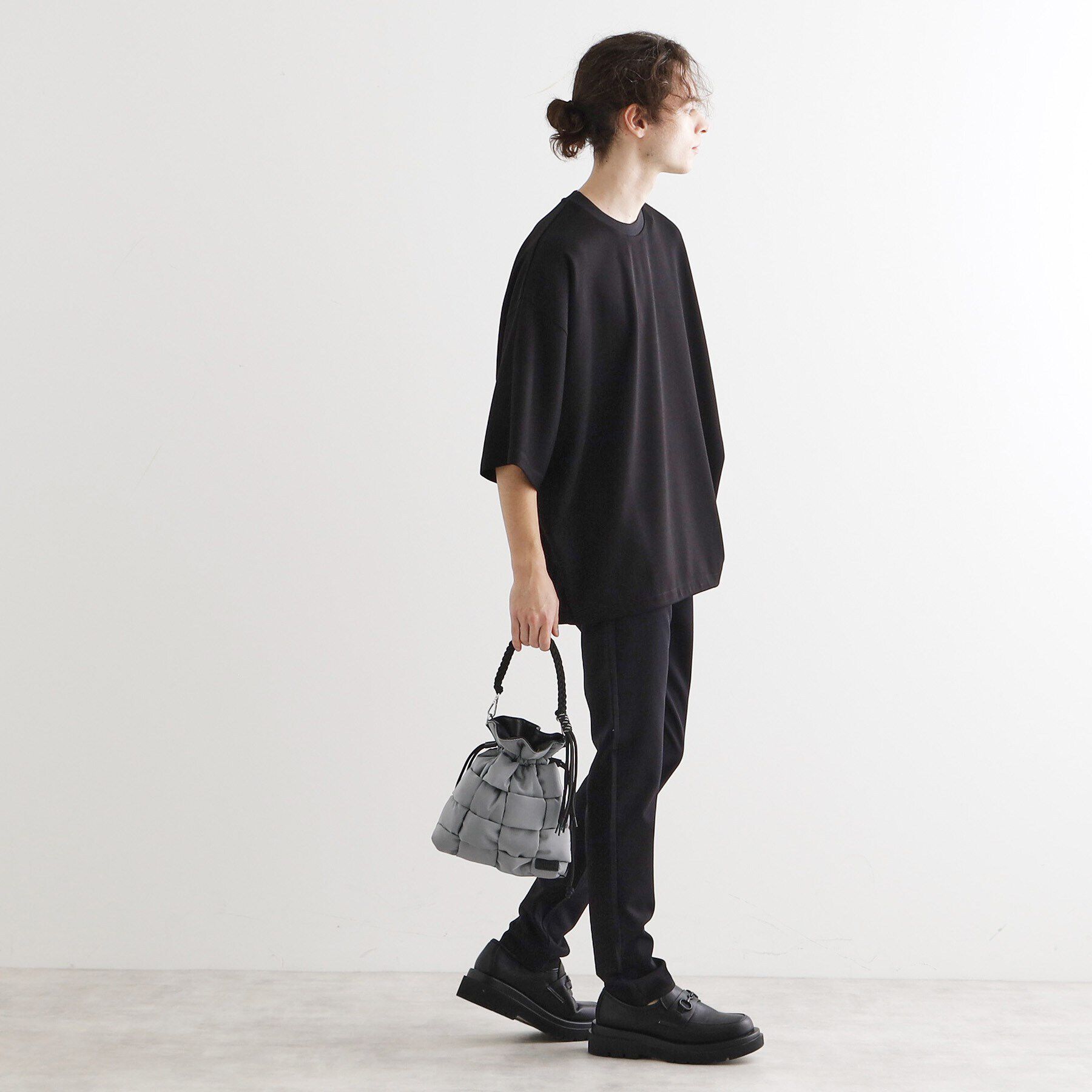 tk.TAKEO KIKUCHI「ADAMPATEK 別注 パテッドイントレ巾着ショルダーバッグ」|ショルダー・メッセンジャー|