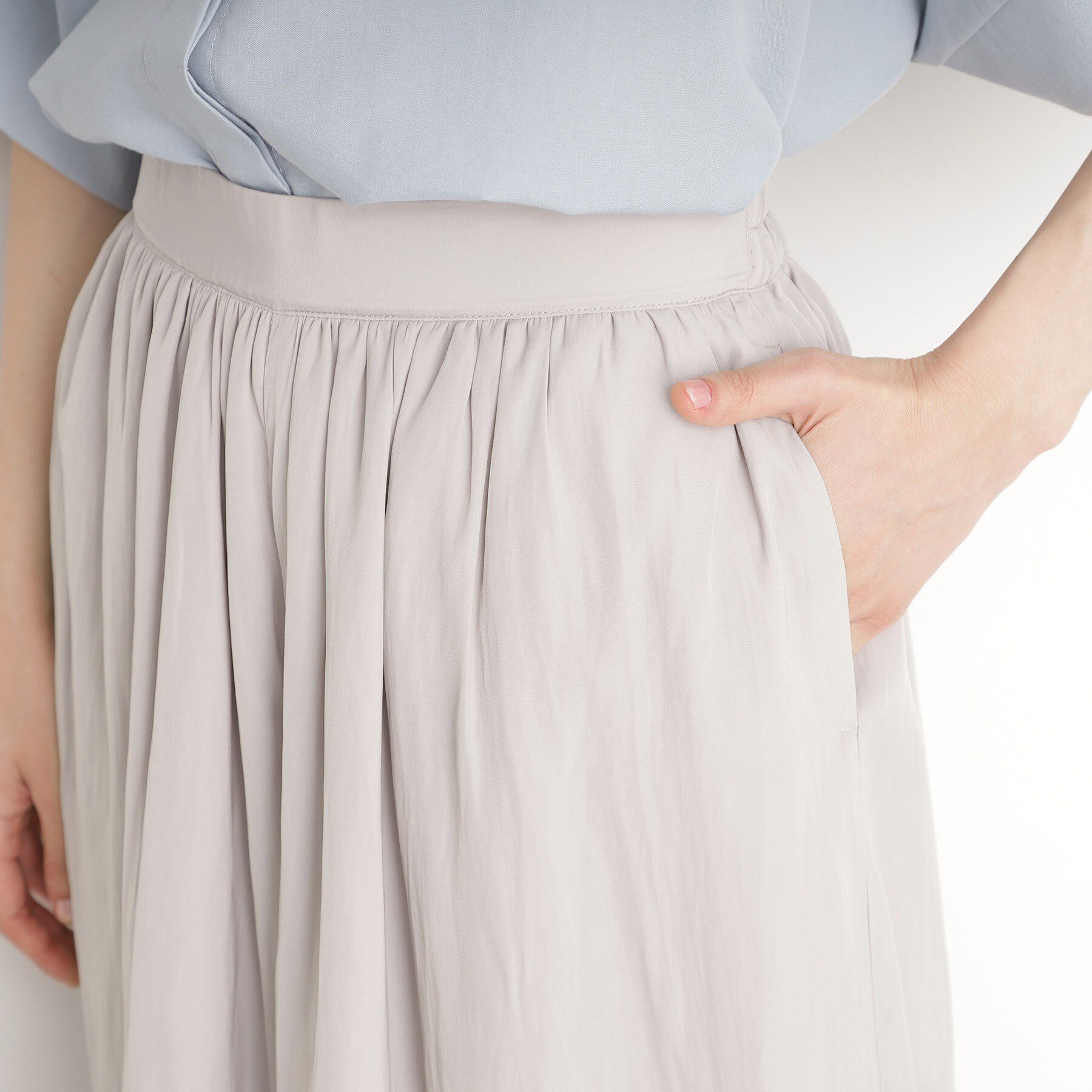 THE SHOP TK「ギャザースカーチョ【洗える/親子リンク】」|その他|