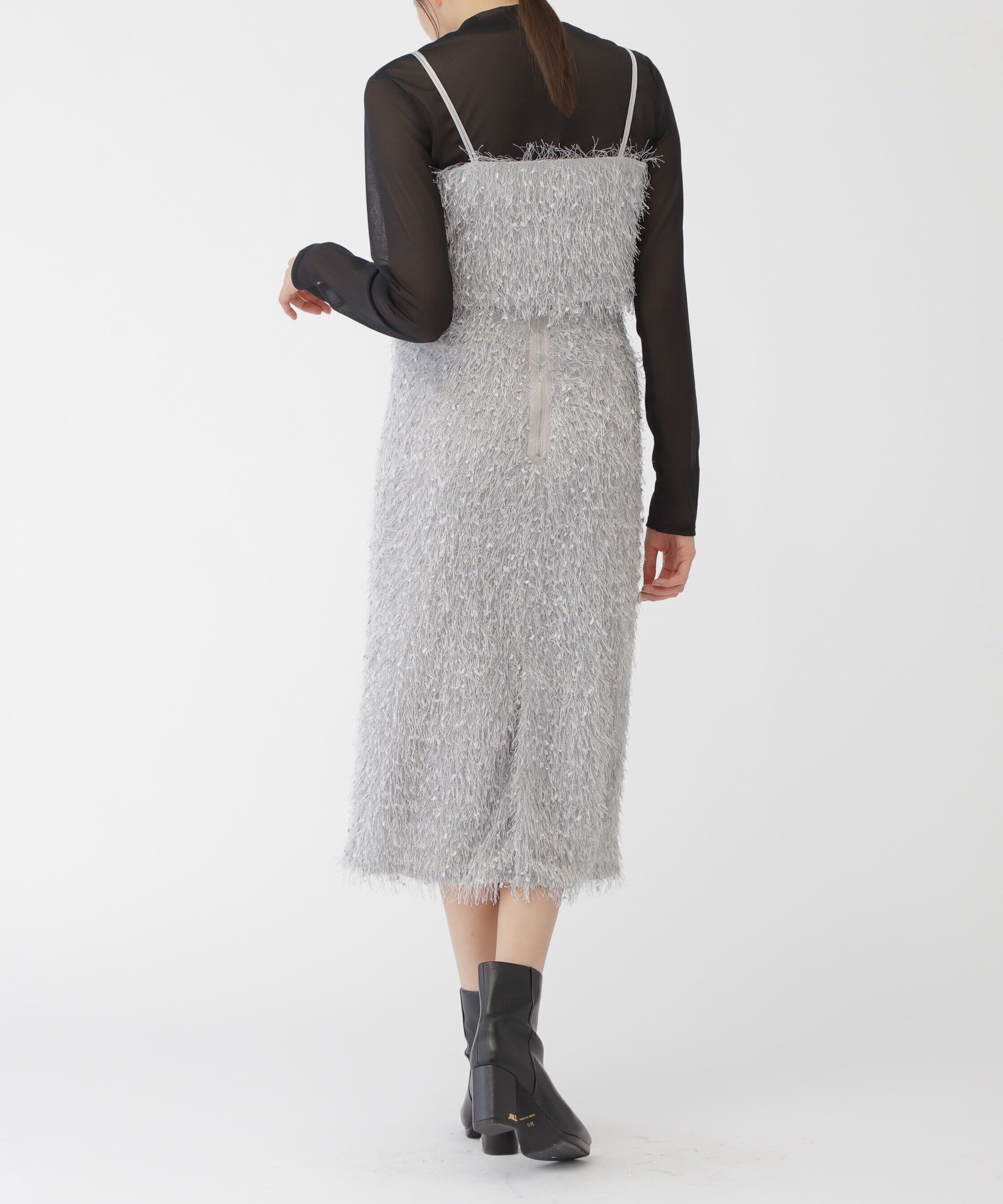  「ストレッチファンシーヤーンタイトスカート」|スカート|