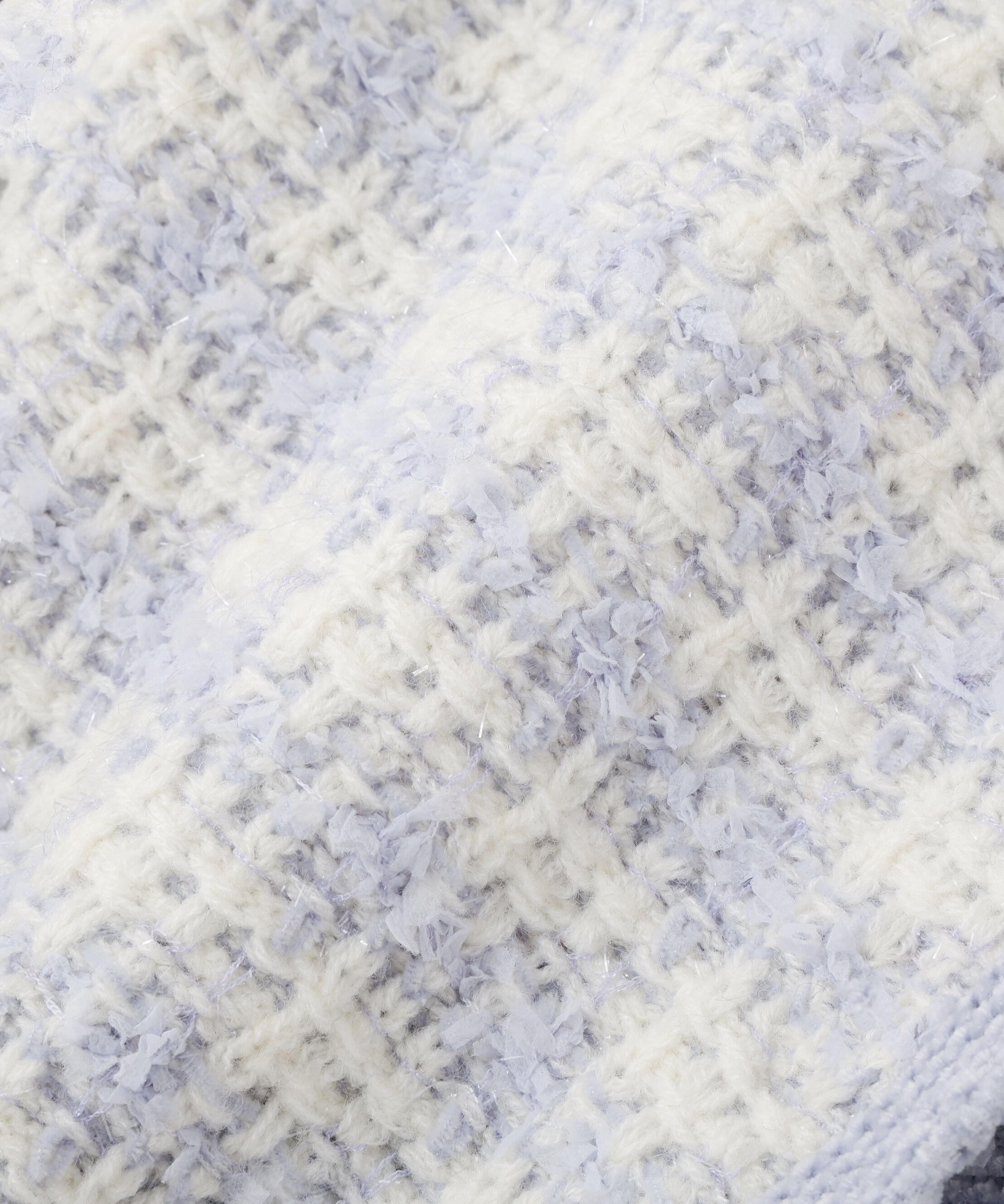  「ラメミックスツィードニットジャケット」|ニット・セーター|