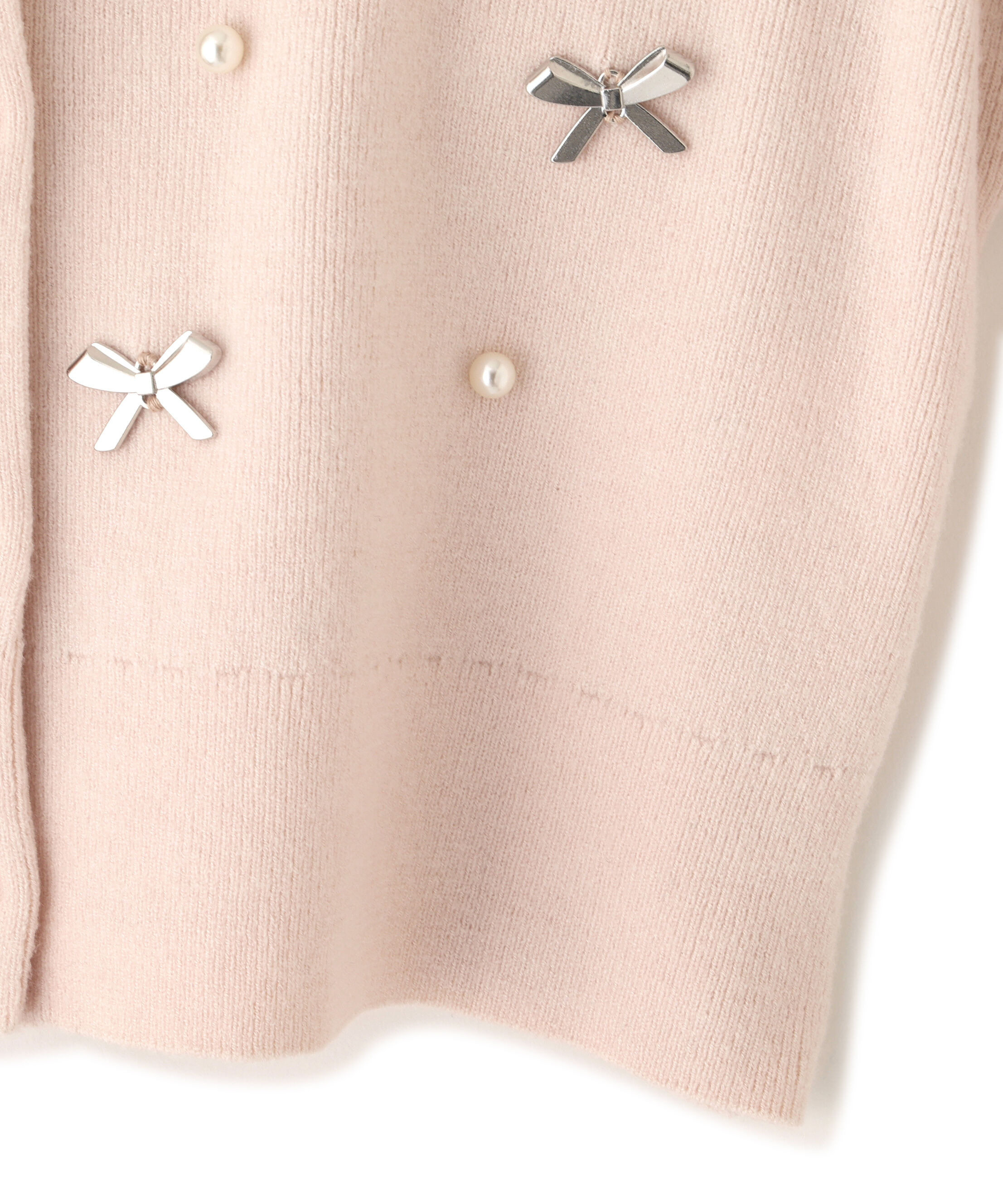  「リボントッピングカーディガン」|ニット・セーター|