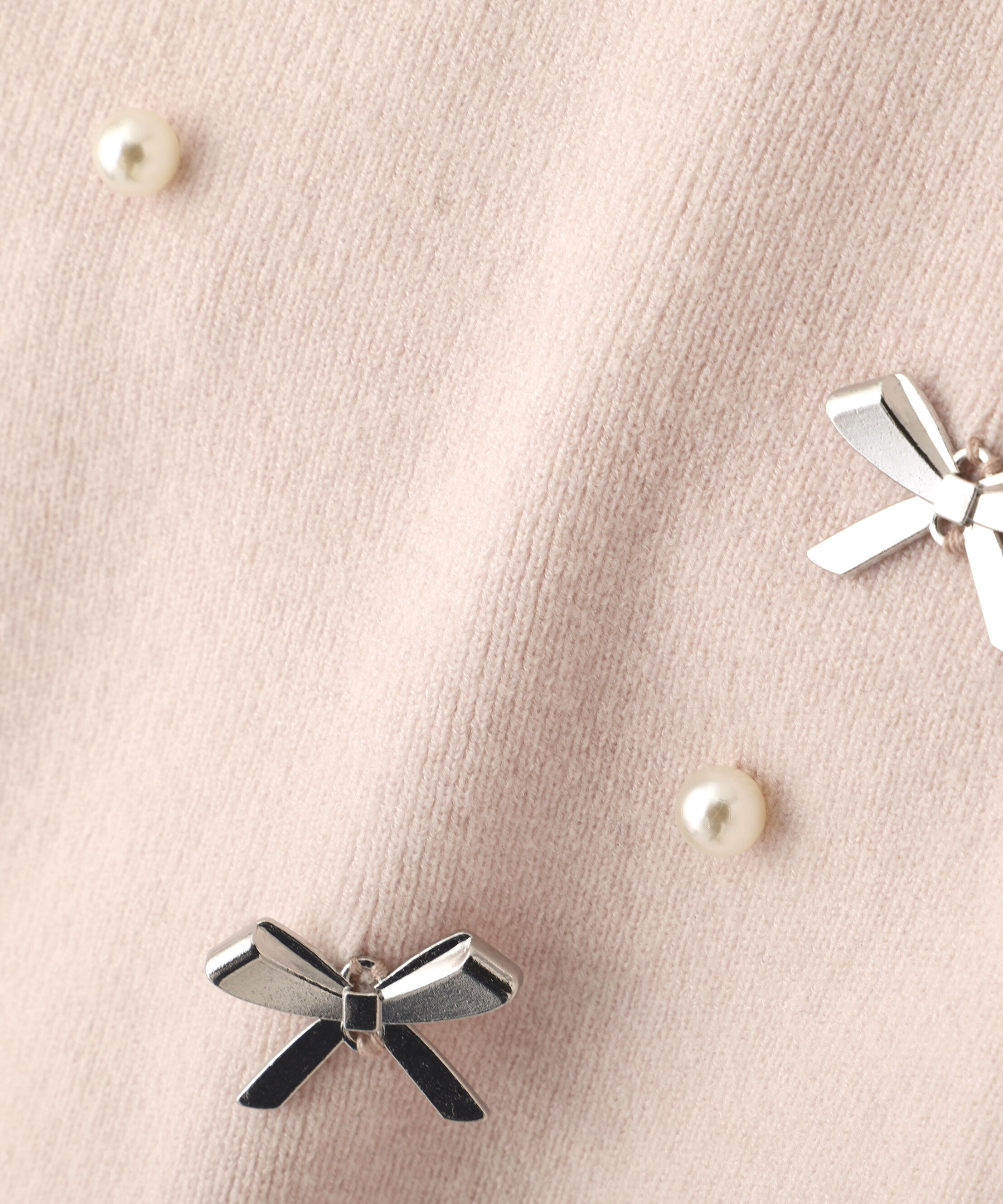  「リボントッピングカーディガン」|ニット・セーター|