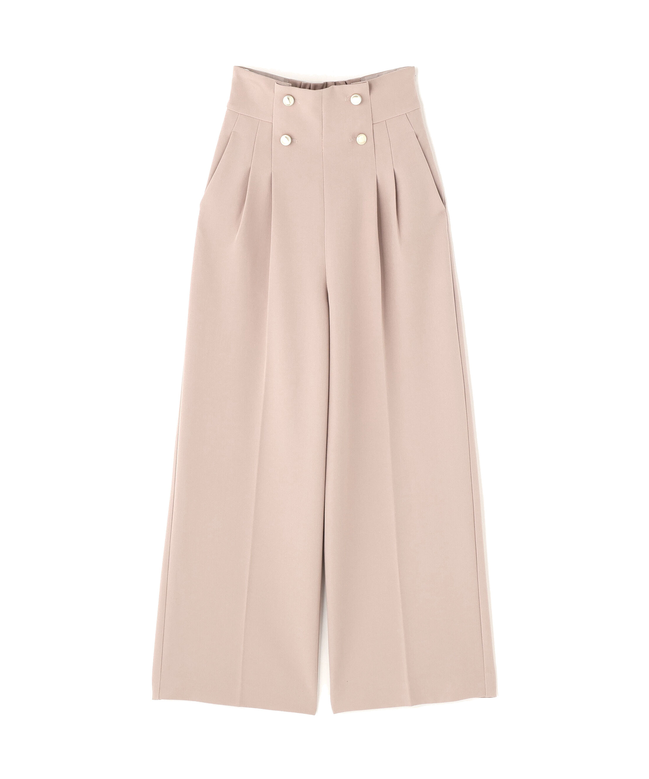  「メタル釦ストレートイージーパンツ」|その他|