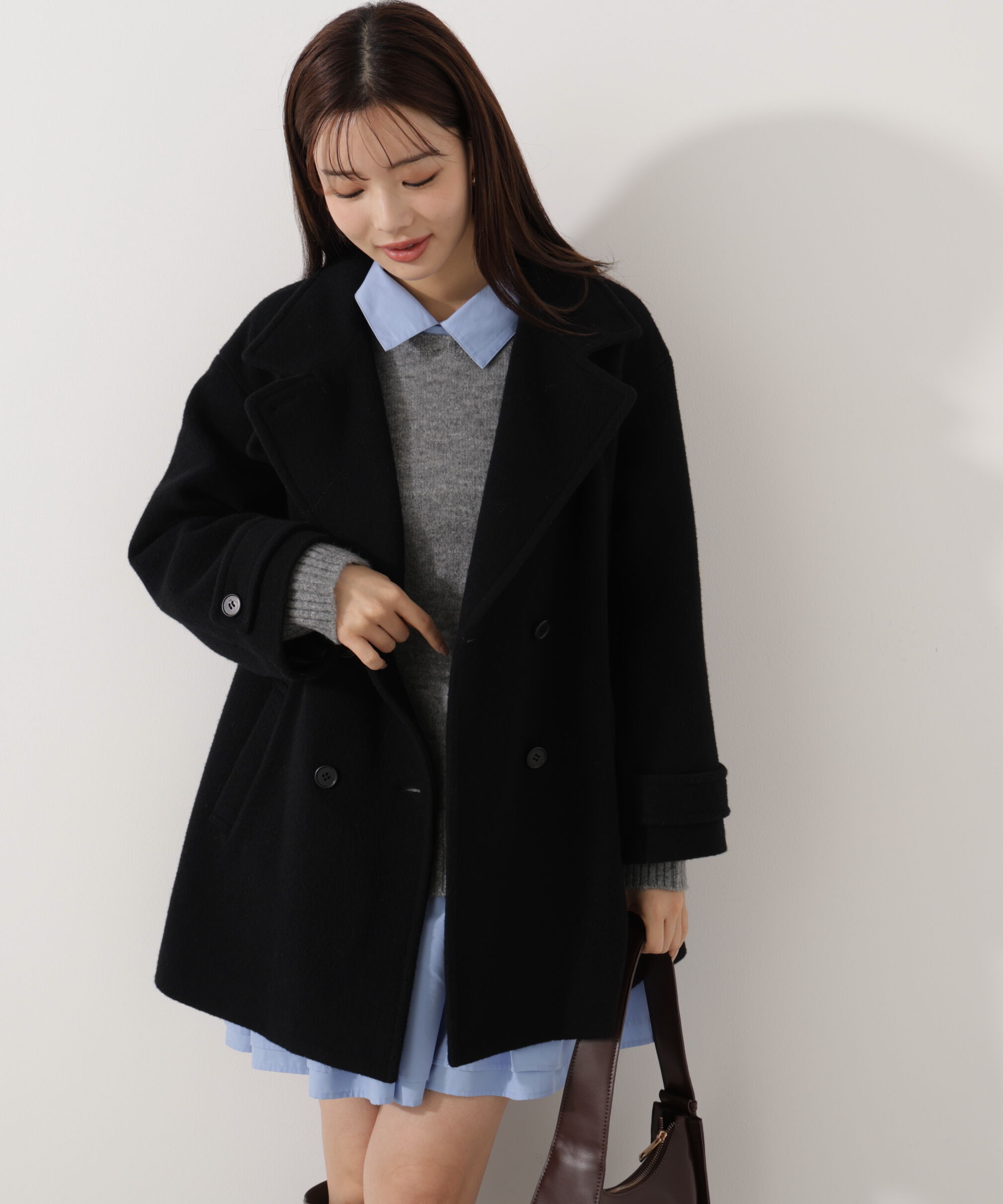 PROPORTION BODY DRESSING「2wayミドルコート 25AW」|ブルゾン・スタジャン|