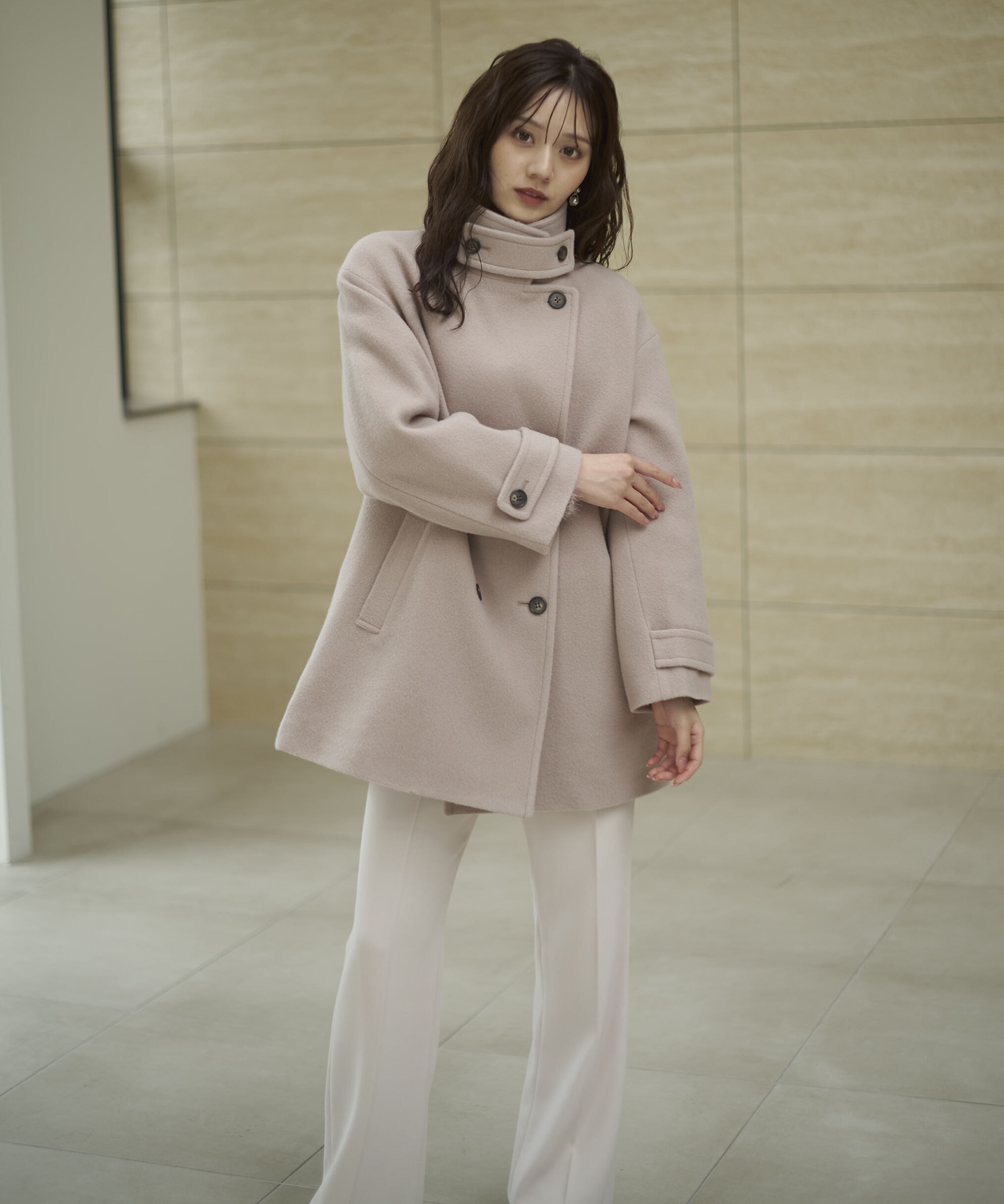 PROPORTION BODY DRESSING「2wayミドルコート 25AW」|ブルゾン・スタジャン|