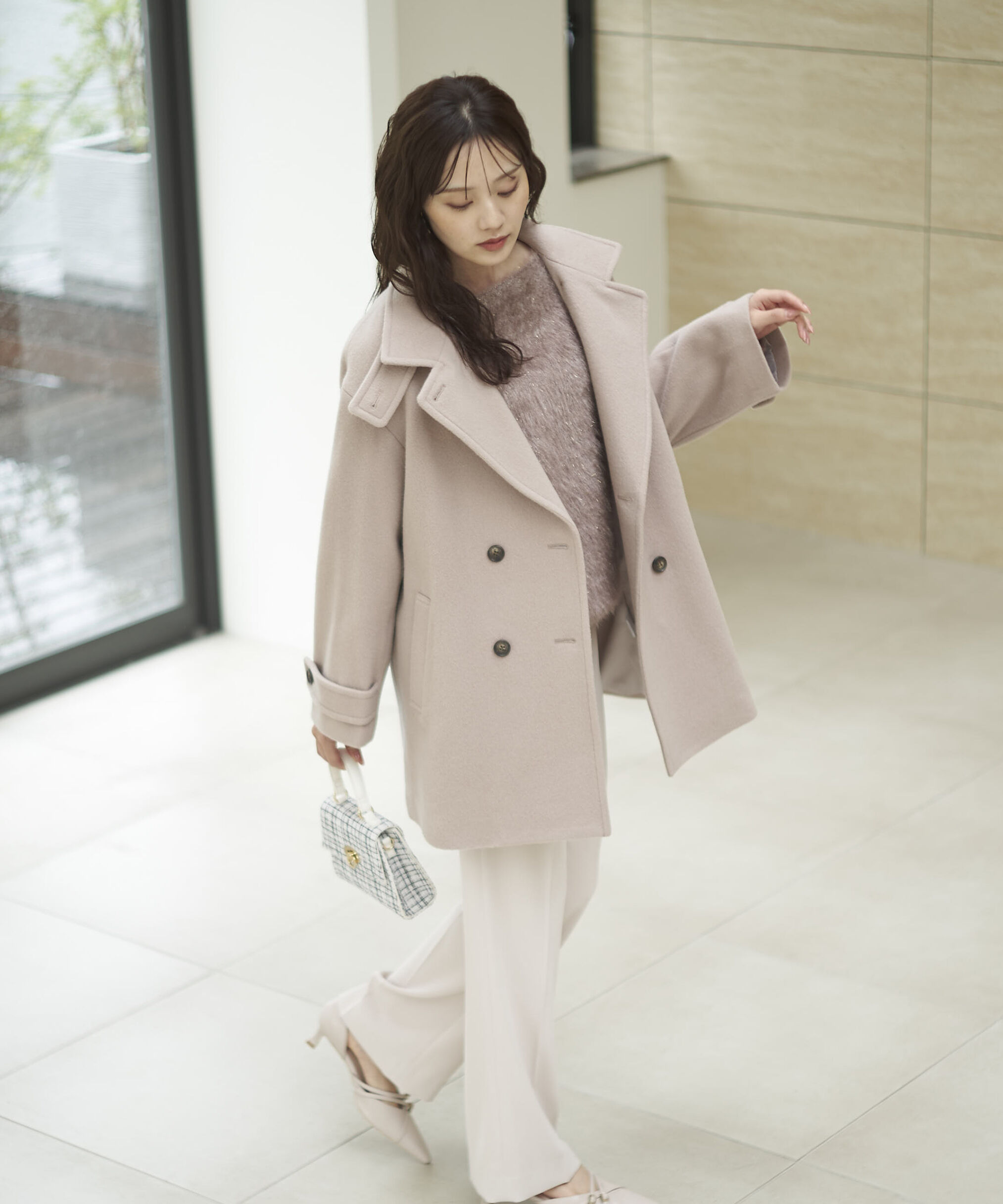 PROPORTION BODY DRESSING「2wayミドルコート 25AW」|ブルゾン・スタジャン|