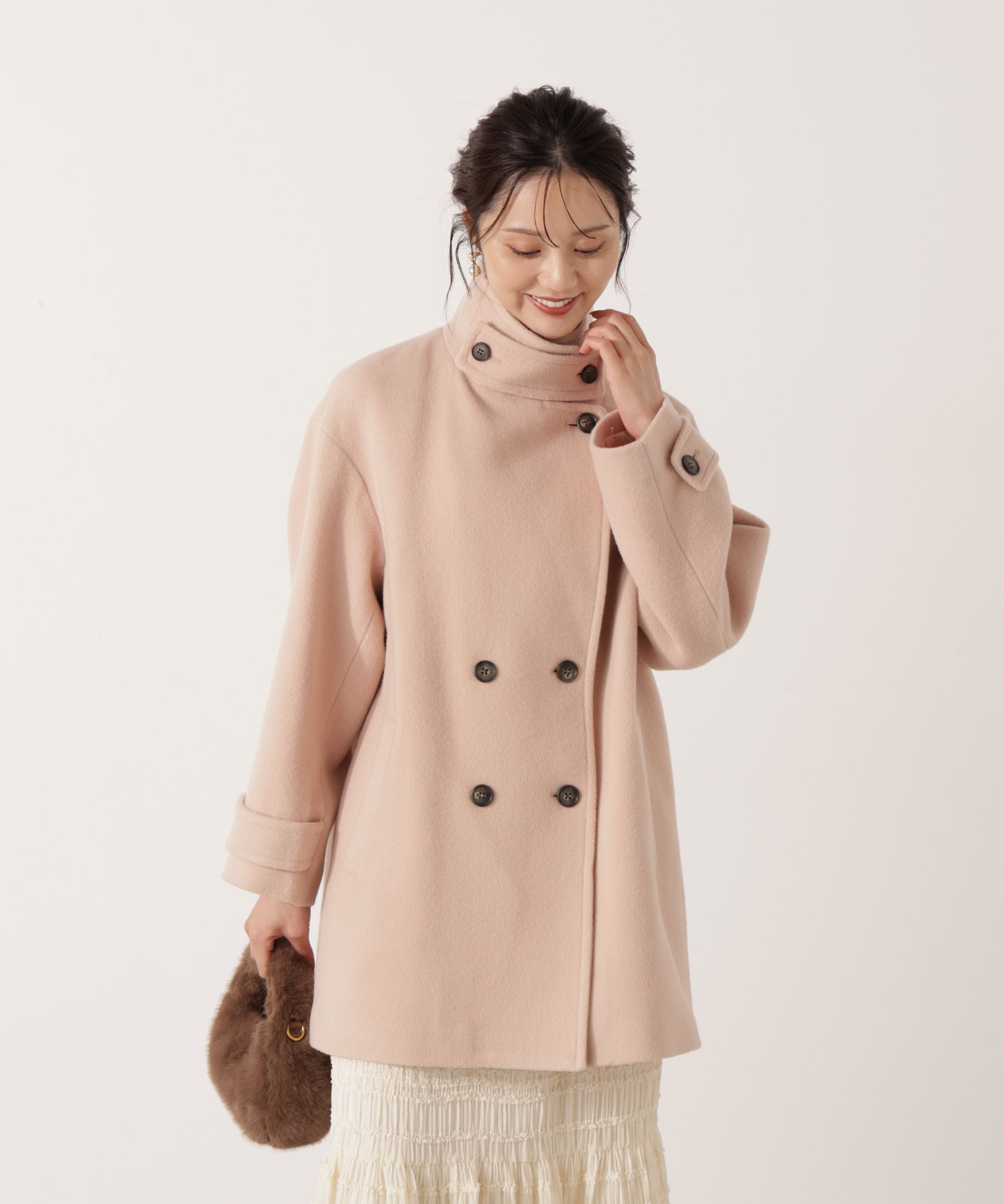 PROPORTION BODY DRESSING「2wayミドルコート 25AW」|ブルゾン・スタジャン|