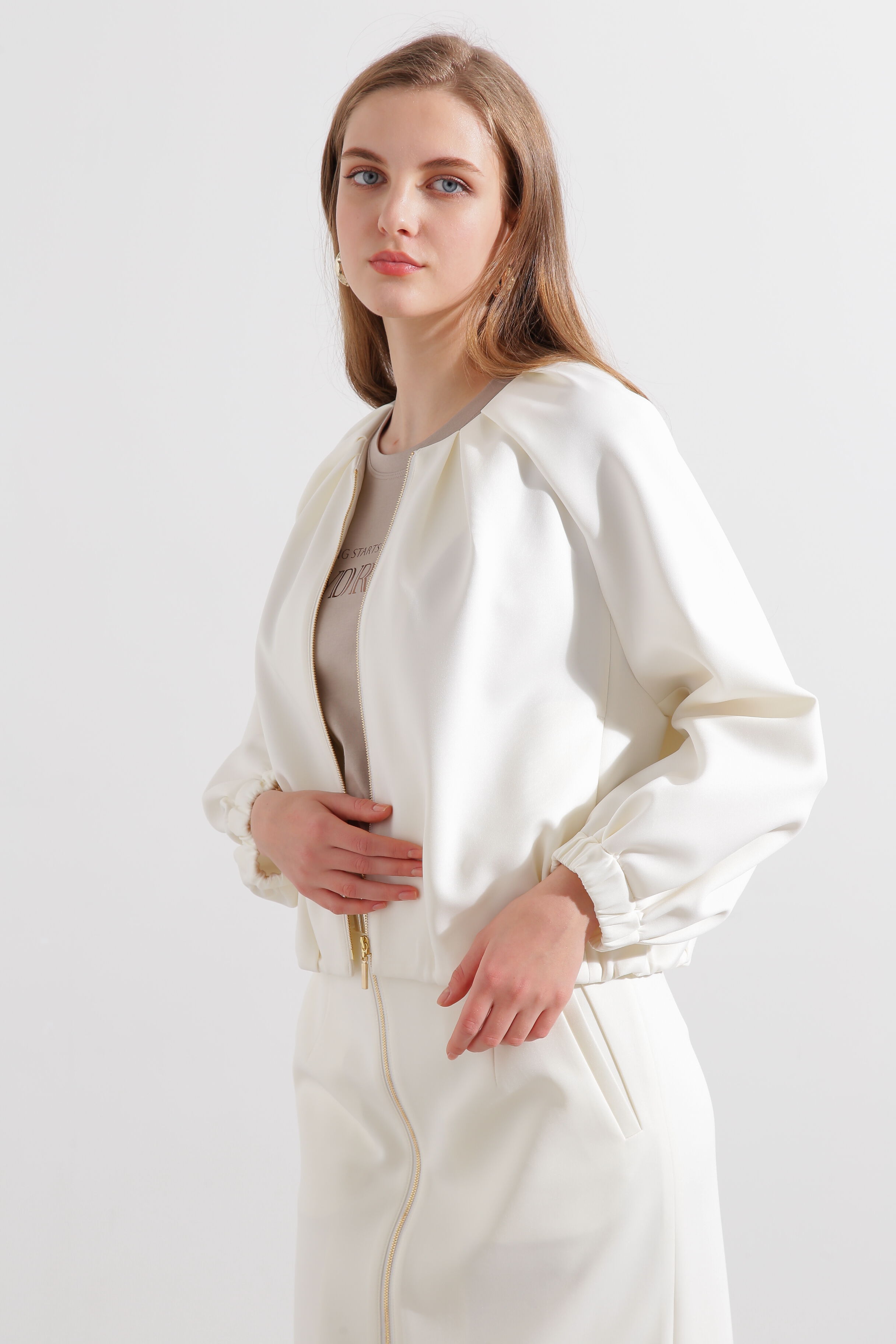  「◆ダンボールノーカラーブルゾン」|その他|