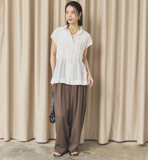 Doux archives「ピンタックフレンチブラウス」|シャツ・ブラウス|