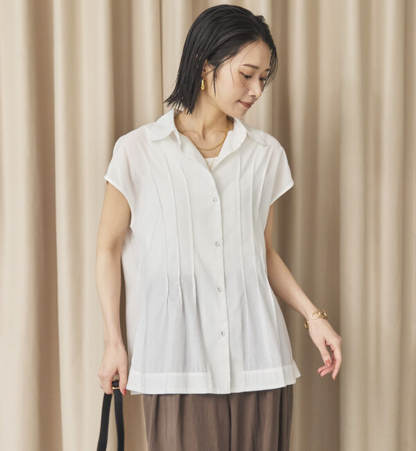 Doux archives「ピンタックフレンチブラウス」|シャツ・ブラウス|